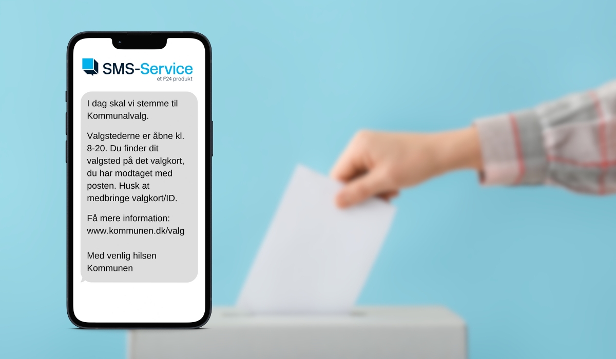 hæv valgdeltagelsen med sms service